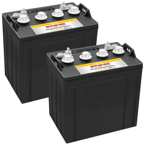 Banshee Heavy Duty 8V Flooded Lead Acid Battery, Replaces Trojan T875