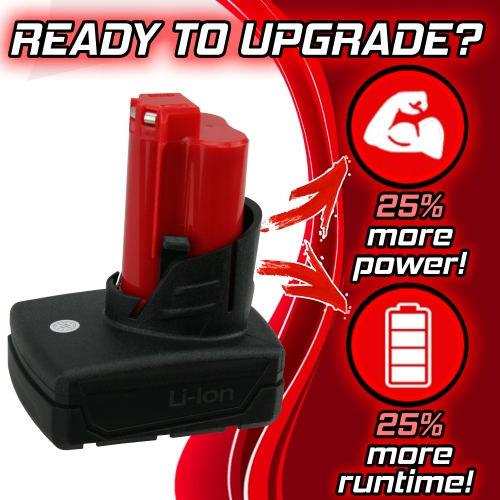 Banshee High Capacity Replacement for M12 Red lithium Battery