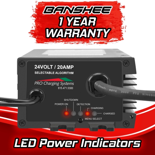 Hyster W45ZHD HY 4629451 24V 20 Amp Charger for Flooded Batteries & More 1