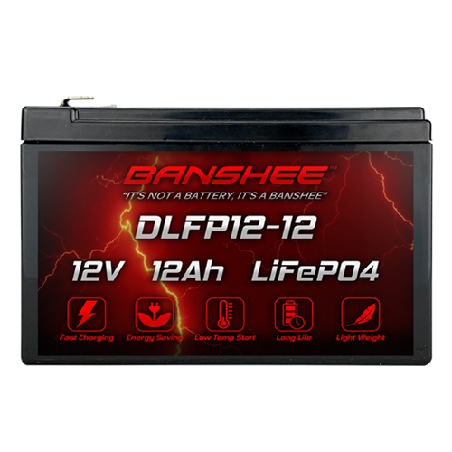 Banshee 12 Volt 12Ah Lithium Deep Cycle Battery