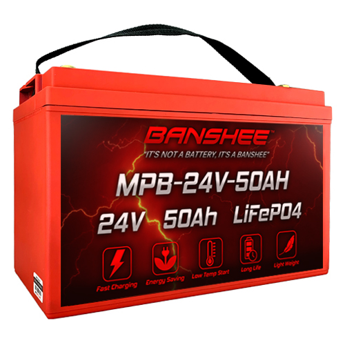Enduro Power Baja Series 24V 50Ah Deep Cycle Lithium Battery – Enduro Power  Lithium Batteries - Long Lasting Performance