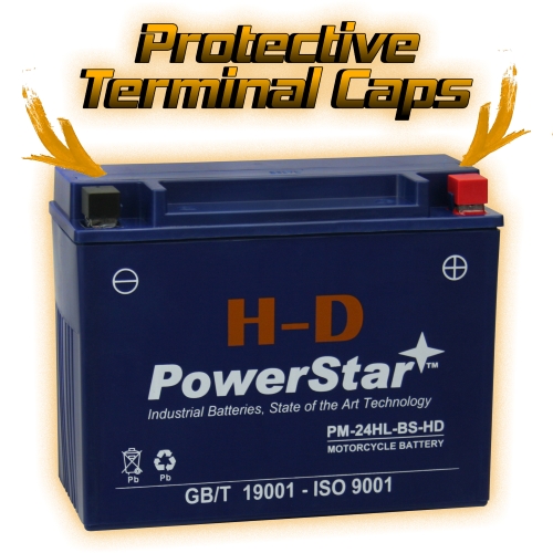 24HL-BS PowerStar HD SLA AGM Battery