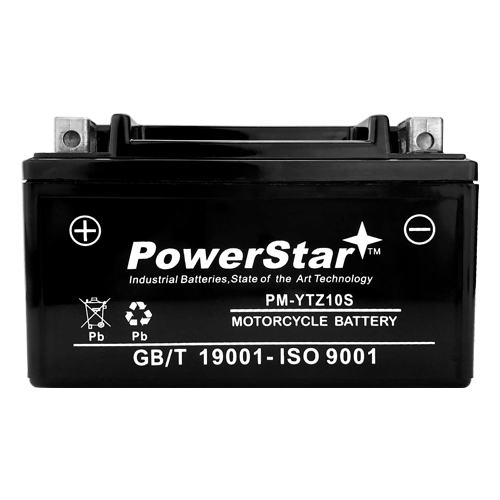 PowerStar Replacement For WPZ10S also Replaces YTZ-10S) Sealed Battery