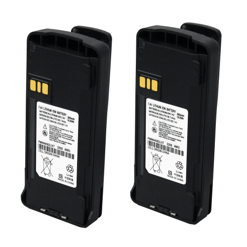 2 x PMNN4082AR PMNN4081 Battery fits Motorola CP476 P165 CP1660 Two-Way Radios