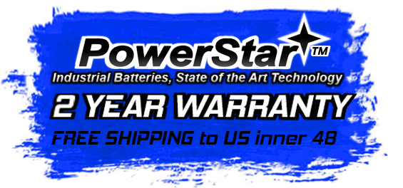 PowerStar Sealed Lead Acid AGM Battery, 12V, 55AH 22NF