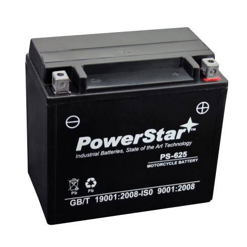 PowerStar PS-625 battery fits or replaces Kawasaki Utility Vehicle 620 cc 1995-1991 KAF620. Mule 2500, 2510, 2520