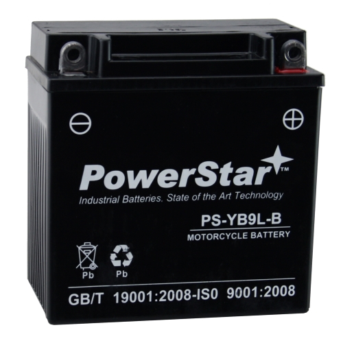 PowerStar PS-YB9L-B, 12N9-3B Motorcycle Battery