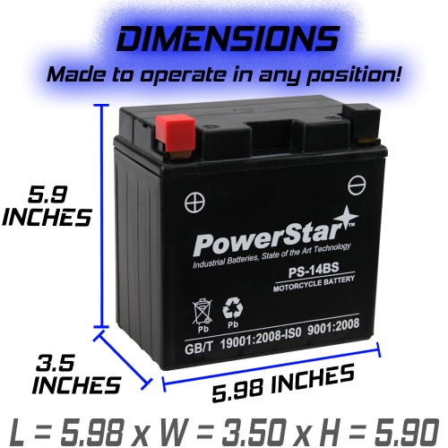 14-BS PowerStar SLA AGM Battery 9