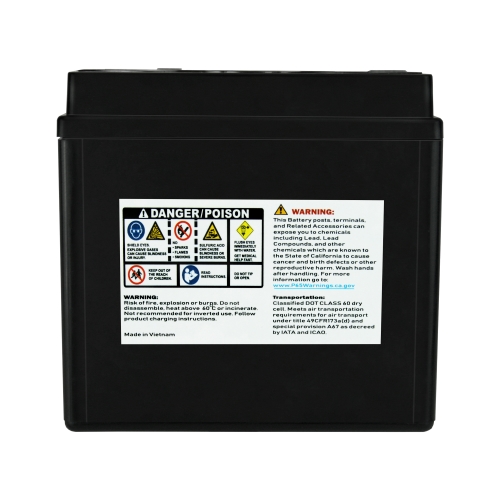Husaberg Motorcycle 2002-2001 All (Electric-start) Models Replacement Motorcycle Battery 6