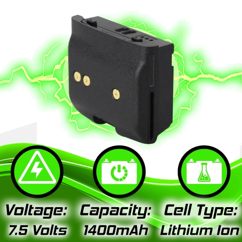 G-80LI x 2 pcs, Compatible Battery for Yaesu VX-6R / VX-7R, FNB-80LI 2
