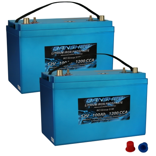 Banshee Replacement for 12V 100AH Allied Lithium Batteries - Marine, RV and Solar Storage