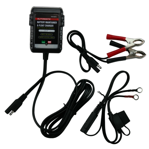 Banshee TE4-0219 12V 6V 750mA Automatic Battery Charger, Battery Maintainer, Trickle Charger, Float Charger