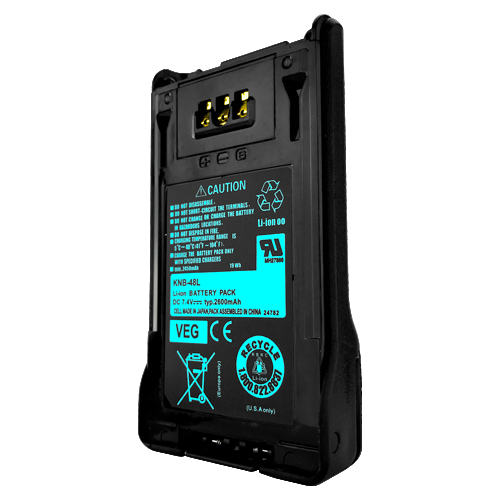 KNB-48L 2600mAh Battery For Kenwood NX200 NX300 TK5220 TK5320 Two-Way Radio(s)